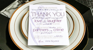 GRACEFUL BOTANIC - <br> RECEPTION THANK YOU SIGNS