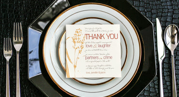 GRACEFUL BOTANIC - <br> RECEPTION THANK YOU SIGNS