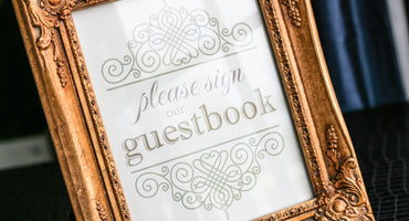 EUROPEAN SCROLL - <br> GUESTBOOK SIGN