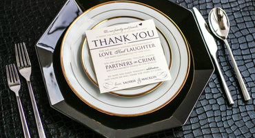 ROMANTIC FLOURISH - <br> RECEPTION THANK YOU SIGNS