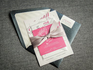 SWEEPING SCRIPT FP-NL - Pre-Printed Invitation Sample Kit