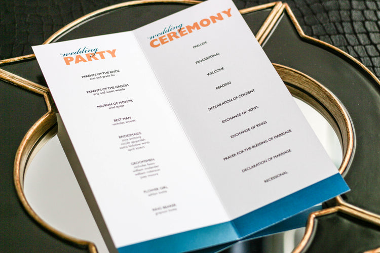 Programm Booklet Bold Stripped - 4