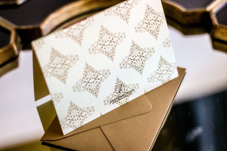 Delicate Patterned Card DELICATE FILIGREE - 3.5