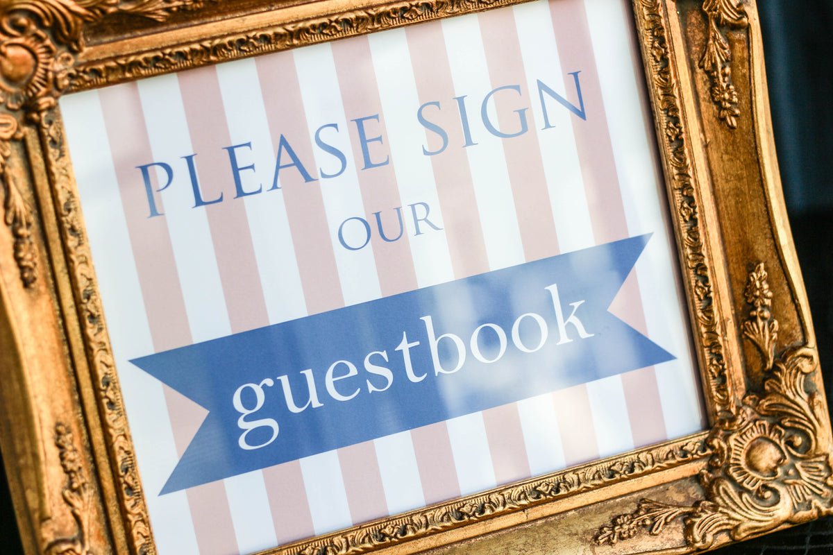 PREPPY CHIC - GUESTBOOK SIGN – Julie Hanan Design