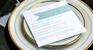 PREPPY CHIC - <br> RECEPTION THANK YOU SIGNS