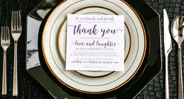 WHIMSICAL CALLIGRAPHY - <br> RECEPTION THANK YOU SIGNS